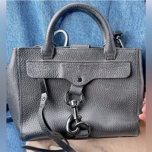 Black Leather Rebecca Minkoff cross-body bag